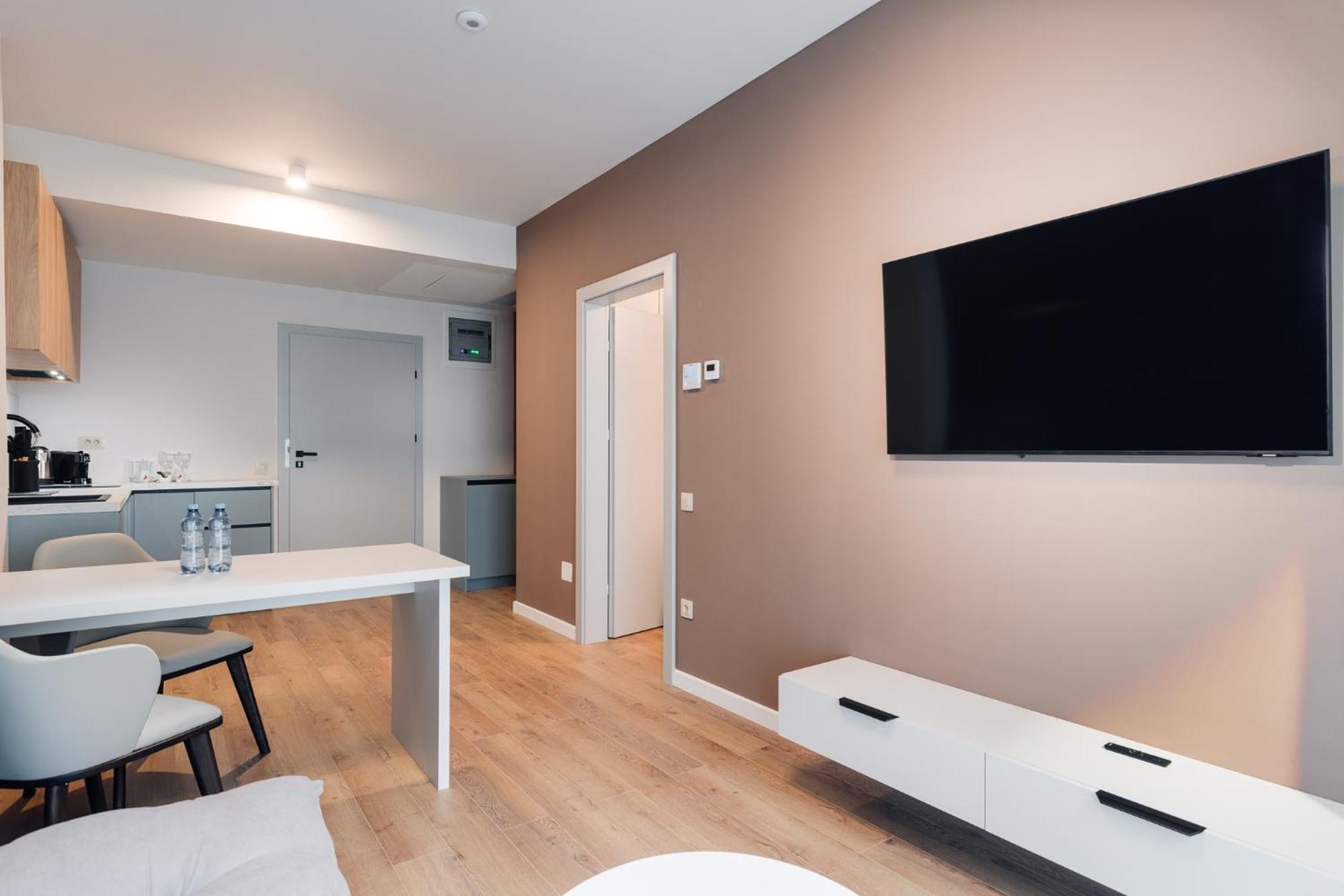 Syndicate Lodging Aparthotel 클루지나포카 객실 사진